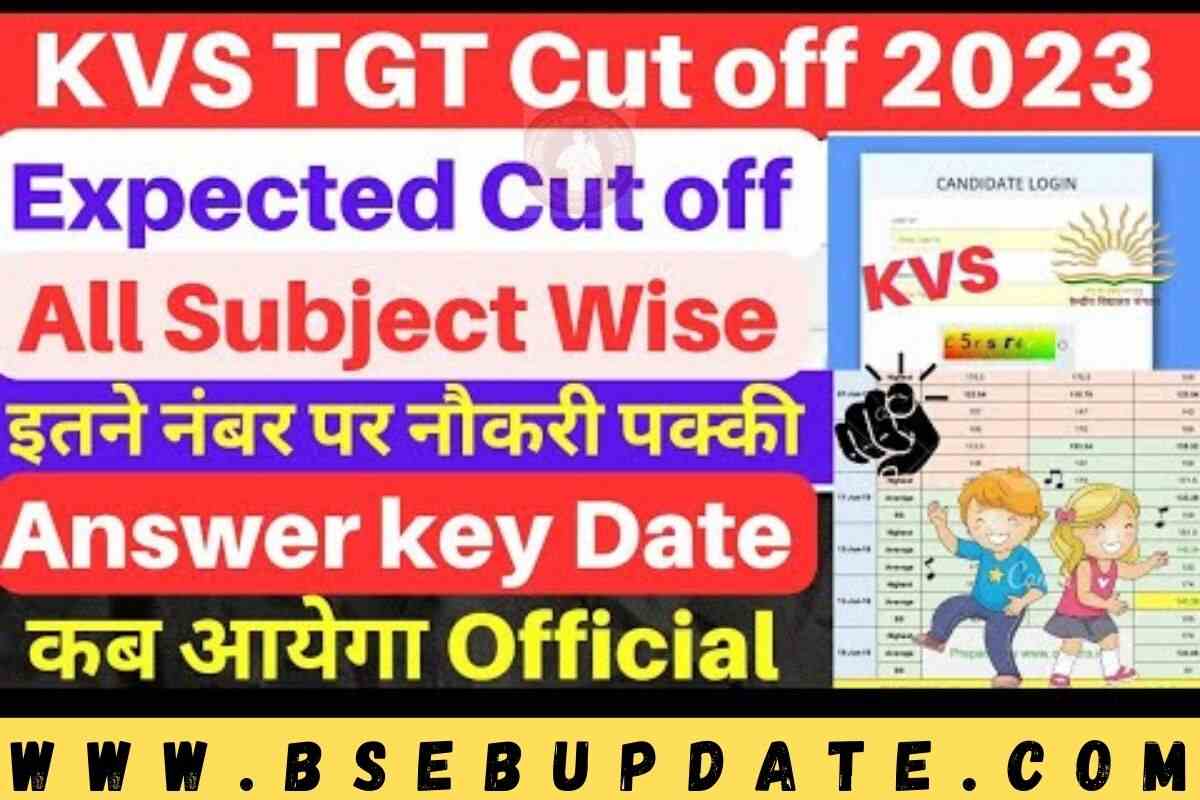 KVS Answer Key 2023 Result Date TGT PGT PRT Exam Analysis Cut Off