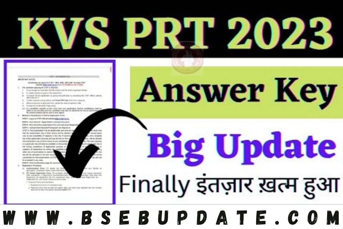 Kendriya Vidyalaya Answer Key KVS न जर कय PGT TGT Non Teaching