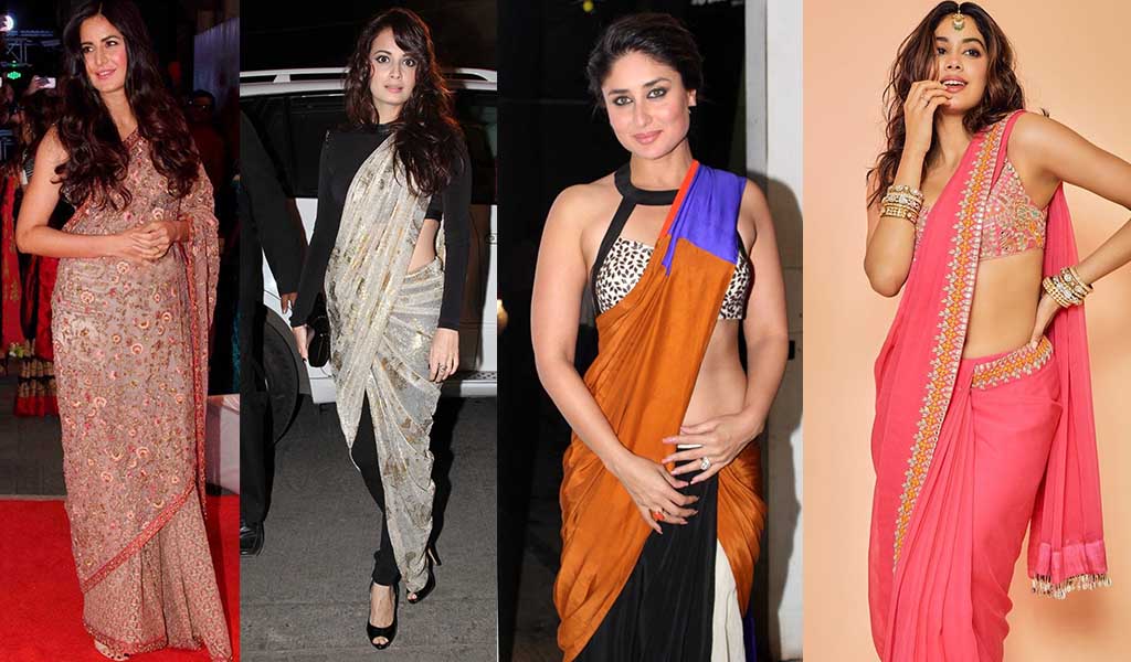 Bollywood: बॉलीवुड की इन दिवा ने बिना ब्लाउज के साड़ी पहन तहलका मचाया, बोल्ड लुक से लूटा फैंस का चैन