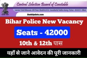 Bihar Police New Vacancy 2022 Out 42000 Seats
