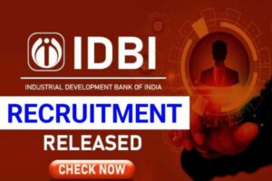 IDBI Bank Recruitment 2022 : IDBI बैंक ने कई पदों पर निकाली भर्ती, आप भी इन विषयों में है ग्रेजुएट्स तो करें आवेदन
