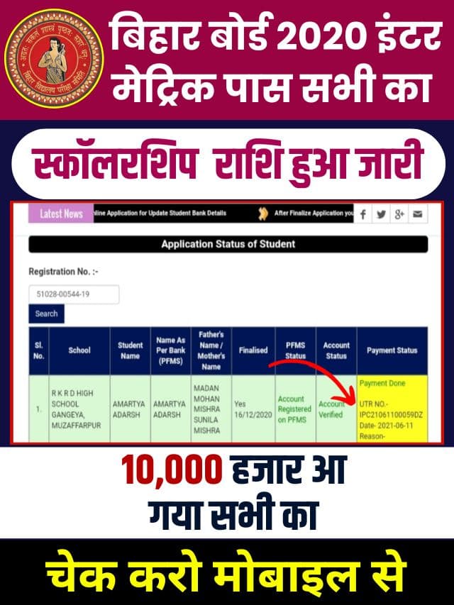 Bihar E Kalyan Ka Paisa Kab Aayega 2023 | Matric Inter Scholarship Ka Paisa Kab Tak Aayega 2023