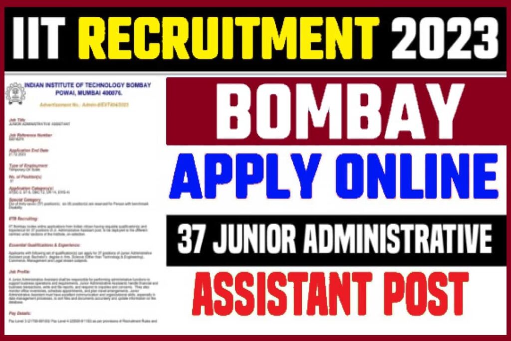 Join Now IIT Bombay Recruitment