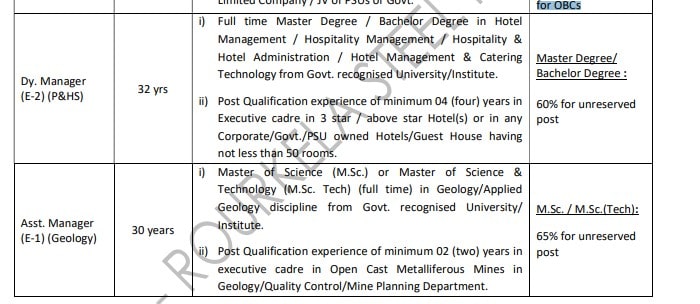 Eligibility criteria