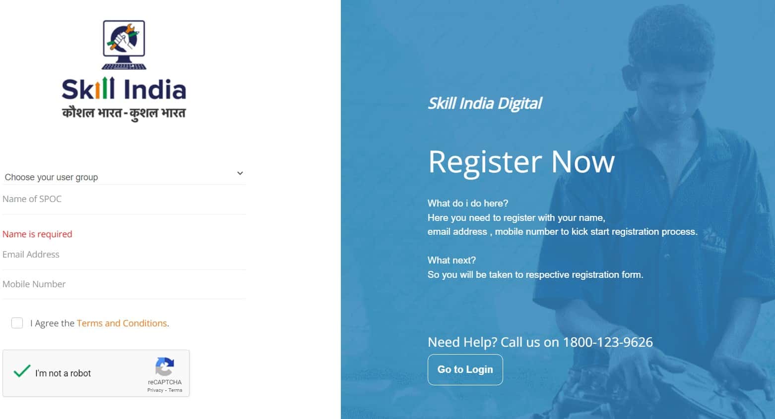 Skill India Mission Registration online 2023
