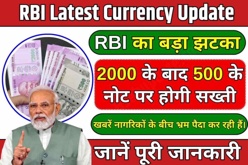 RBI Latest Currency Update